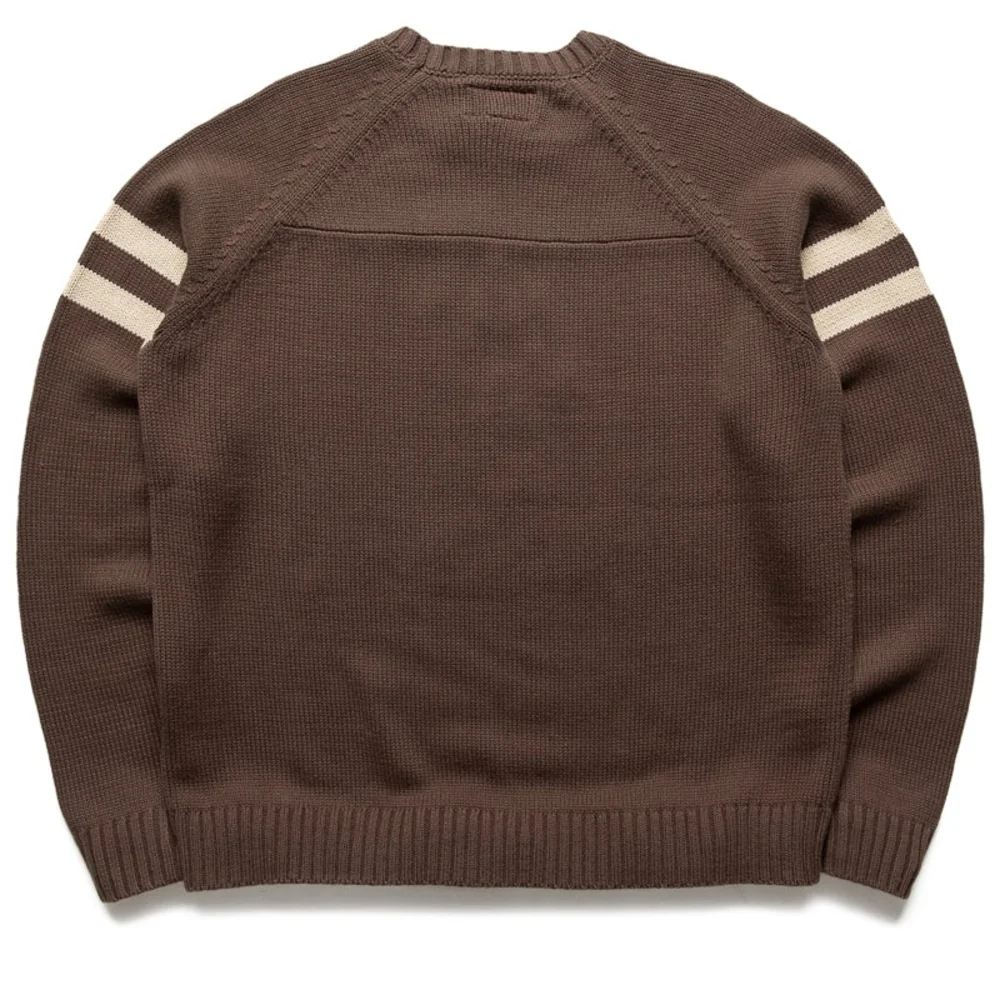 Peanuts x Market Spike Knit Brown Snoopy Collaboration Sweater NWT, US Men's MED - Picture 2 of 8